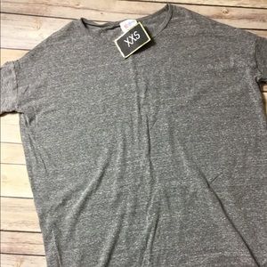 Lularoe Heathered Grey  Irma Tunic  XXS